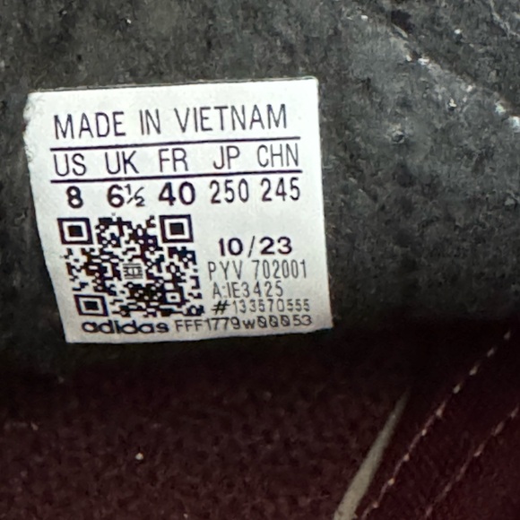 Adidas Women’s SL 72 OG in “Maroon/preloved brown” sneakers - Picture 5 of 6